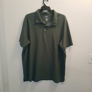 EUC Croft & Barrow Polo Shirt Men's Size 3XB Olive Green Big & Tall